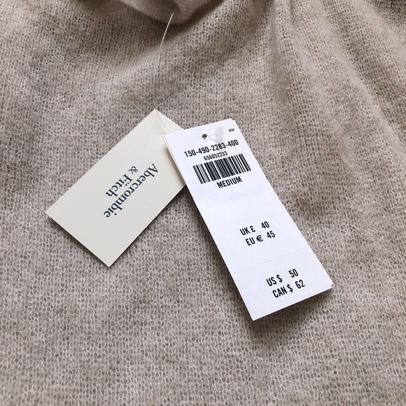 Abercrombie & Fitch merino wool sleeveless mock neck - Picture 2 of 4